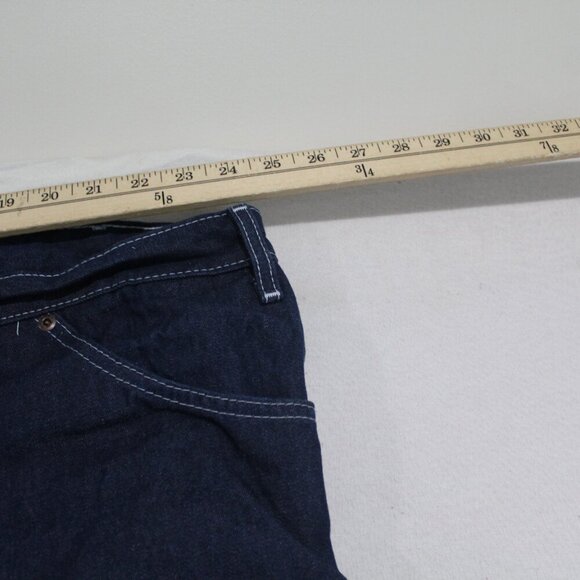 Dickies Work Men Blue Carpentar Jeans Relaxed Fit Size 50X32 - Picture 3 of 9